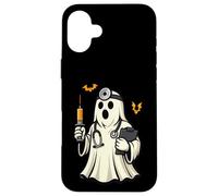Funny Halloween Doctor Ghost Halloween Hospital Crew Medical Coque pour iPhone 16 Plus