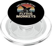 Funny Halloween Don't Make Me Get My Flying Monkeys Costume PopSockets PopGrip pour MagSafe