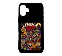 Funny Halloween Energy Drink Witch Monster Horror Coque pour iPhone 16 Plus