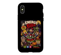 Funny Halloween Energy Drink Witch Monster Horror Coque pour iPhone X/XS