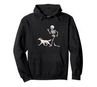 Funny Halloween English Setter and Skeleton Sweat à Capuche