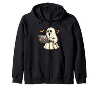 Funny Halloween Ghost Developer Designer Web Programmer Code Sweat à Capuche