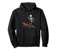 Funny Halloween Irish Setter and Skeleton Sweat à Capuche