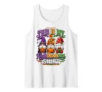 Funny Halloween Thanksgiving Christmas Gnomes Holiday Mashup Débardeur