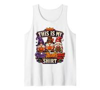 Funny Halloween Thanksgiving Christmas Gnomes Holiday Mashup Débardeur