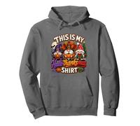 Funny Halloween Thanksgiving Christmas Gnomes Holiday Mashup Sweat à Capuche