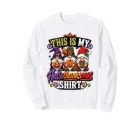 Funny Halloween Thanksgiving Christmas Gnomes Holiday Mashup Sweatshirt