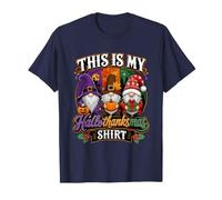 Funny Halloween Thanksgiving Christmas Gnomes Holiday Mashup T-Shirt
