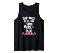 Funny Halloween Witch Don't Make Me Get My Flying Monkeys Débardeur
