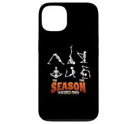 Funny Halloween Yoga Skeleton Tis Season Asana Yogi Namaste Coque pour iPhone 13