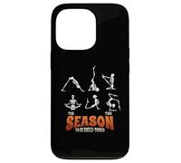 Funny Halloween Yoga Skeleton Tis Season Asana Yogi Namaste Coque pour iPhone 13 Pro