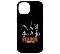 Funny Halloween Yoga Skeleton Tis Season Asana Yogi Namaste Coque pour iPhone 14