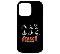 Funny Halloween Yoga Skeleton Tis Season Asana Yogi Namaste Coque pour iPhone 14 Pro Max