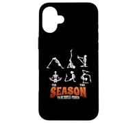 Funny Halloween Yoga Skeleton Tis Season Asana Yogi Namaste Coque pour iPhone 16 Plus