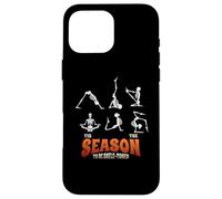 Funny Halloween Yoga Skeleton Tis Season Asana Yogi Namaste Coque pour iPhone 16 Pro Max