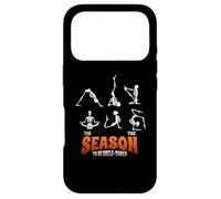 Funny Halloween Yoga Skeleton Tis Season Asana Yogi Namaste Coque pour iPhone 17 Pro
