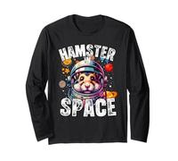 Funny Hamster Designs « Hamster in Space » pour les amateurs de hamster Manche Longue