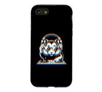 Funny Hamster DJ with Headphones and Turntable Coque pour iPhone SE (2020) / 7/8