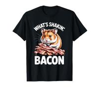 Funny Hamster - What’s Shakin’ Bacon Breakfast Meme T-Shirt