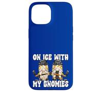 Funny Hanging with My Gnomies on Ice Hockey GNOME Graphic Coque pour iPhone 15