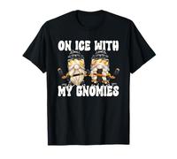Funny Hanging with My Gnomies on Ice Hockey GNOME Graphic T-Shirt
