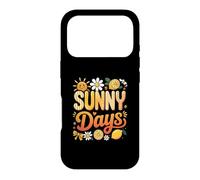 Funny Happy Sunny Summer Days Spring Groovy Women Floral Coque pour iPhone 17 Pro