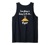 Funny Head in Sand Humour Everything Going to Be Ok Right Débardeur