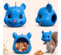 Funny Head Squirrel Feeder (Blue)