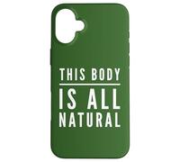 Funny Health Nut Support de Fitness Bio Naturel Coque pour iPhone 16 Plus
