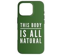 Funny Health Nut Support de Fitness Bio Naturel Coque pour iPhone 16 Pro