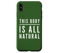Funny Health Nut Support de Fitness Bio Naturel Coque pour iPhone XS Max