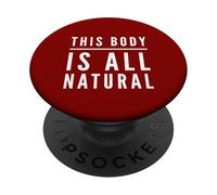 Funny Health Nut Support de Fitness Bio Naturel PopSockets PopGrip Adhésif