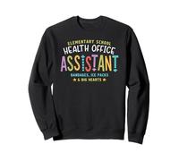 Funny Health Office Assistant School Nurse Graphic Sweatshirt