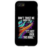 Funny Hiking False Summit Joke Just Over This Ridge Coque pour iPhone SE (2020) / 7/8