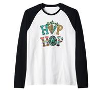 Funny Hip Hop Easter Decor for Women and Music Teacher Manche Raglan