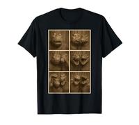 Funny Hippo & Crocodile Alligator Photography Photo Booth T-Shirt