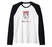 Funny Hipster Red Glasses Llama Mama Llama Mom Lover Manche Raglan