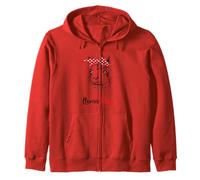 Funny Hipster Red Glasses Llama Mama Llama Mom Lover Sweat à Capuche