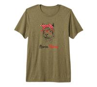 Funny Hipster Red Glasses Llama Mama Llama Mom Lover T-Shirt Haut de Gamme