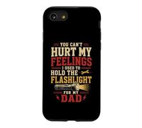 Funny Hold The Flashlight Helper for Dad Père Child Humour Coque pour iPhone SE (2020) / 7/8