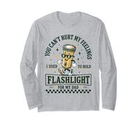 Funny Hold The Flashlight Helper for Dad Père Child Humour Manche Longue