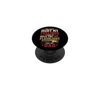 Funny Hold The Flashlight Helper for Dad Père Child Humour PopSockets PopGrip Adhésif