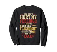 Funny Hold The Flashlight Helper for Dad Père Child Humour Sweatshirt