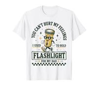 Funny Hold The Flashlight Helper for Dad Père Child Humour T-Shirt