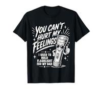Funny Hold The Flashlight Helper for Dad Père Child Humour T-Shirt