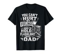 Funny Hold The Flashlight Helper for Dad Père Child Humour T-Shirt
