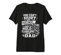 Funny Hold The Flashlight Helper for Dad Père Child Humour T-Shirt Haut de Gamme