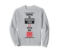 Funny Home est l'endroit où Le processeur s'insère sur la Carte mère Sweatshirt