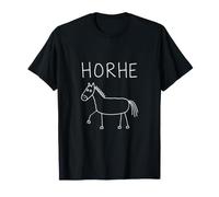 Funny Horhe Absurd Meme Bad Horse Drawing Blague Gen Z Alpha T-Shirt