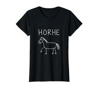 Funny Horhe Absurd Meme Bad Horse Drawing Blague Gen Z Alpha T-Shirt Graphique avec Valeur